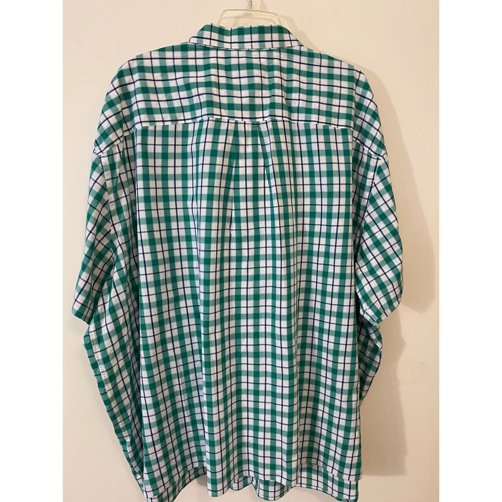 Quiet Luxury Coastal Plaid Shirt Oversized Resortcore 5XL - Picture 3 of 9